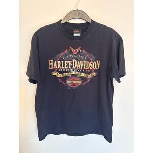 Harley-Davidson Rio Grande Valley Texas Eagle Graphic T-Shirt Mens Large Black